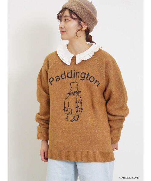 Samansa Mos2（サマンサ モスモス）の「【Paddington×Samansa Mos2】ジャカードニット（ニット/セーター・レディース・オフホワイト/グレー/キャメル・F）」の15枚目の写真