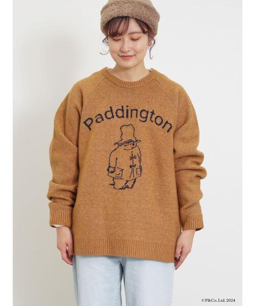 Samansa Mos2（サマンサ モスモス）の「【Paddington×Samansa Mos2】ジャカードニット（ニット/セーター・レディース・オフホワイト/グレー/キャメル・F）」の20枚目の写真