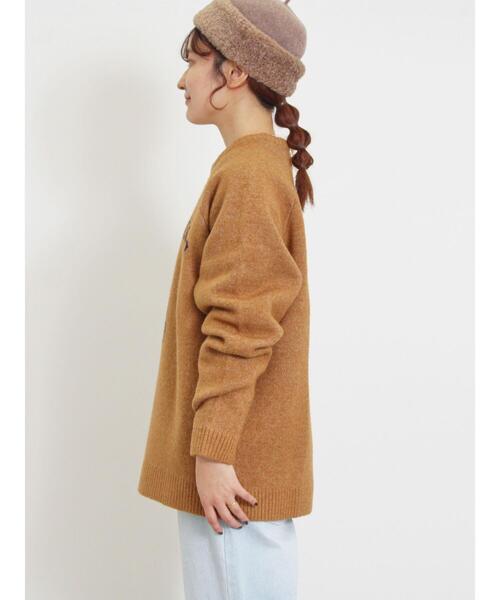 Samansa Mos2（サマンサ モスモス）の「【Paddington×Samansa Mos2】ジャカードニット（ニット/セーター・レディース・オフホワイト/グレー/キャメル・F）」の9枚目の写真