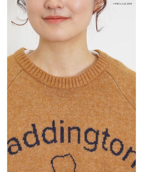 Samansa Mos2（サマンサ モスモス）の「【Paddington×Samansa Mos2】ジャカードニット（ニット/セーター・レディース・オフホワイト/グレー/キャメル・F）」の11枚目の写真