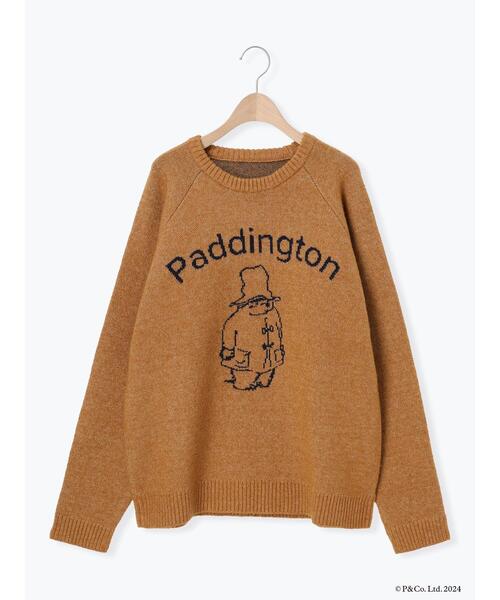 Samansa Mos2（サマンサ モスモス）の「【Paddington×Samansa Mos2】ジャカードニット（ニット/セーター・レディース・オフホワイト/グレー/キャメル・F）」の4枚目の写真