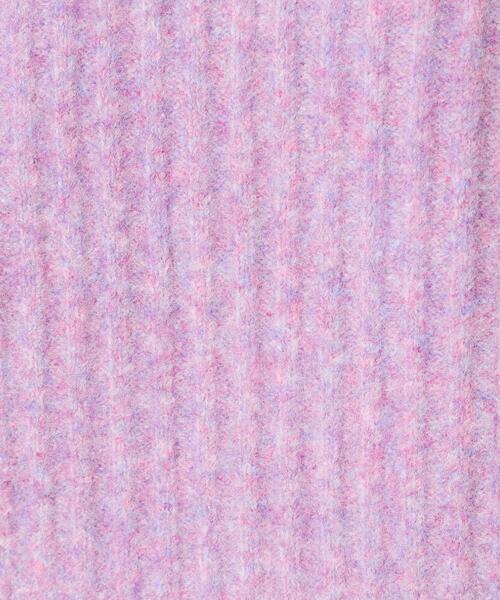 ITS'DEMO（イッツデモ）の「◆【マシンウォッシャブル】ふわもちリブニット（ニット/セーター・レディース・パープル/ライトブルー/ブルー/レッド系1・00）」の12枚目の写真