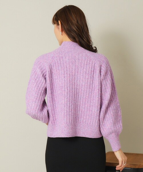 ITS'DEMO（イッツデモ）の「◆【マシンウォッシャブル】ふわもちリブニット（ニット/セーター・レディース・パープル/ライトブルー/ブルー/レッド系1・00）」の15枚目の写真
