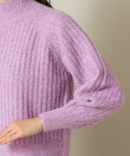 ITS'DEMO（イッツデモ）の「◆【マシンウォッシャブル】ふわもちリブニット（ニット/セーター・レディース・パープル/ライトブルー/ブルー/レッド系1・00）」の17枚目の写真