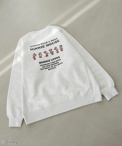 coen(コーエン)の「【Disney/ディズニー】coen限定 バックプリント裏起毛スウェット(スウェット・レディース・イエロー/その他1/その他2/その他3/ダークグレー/ナチュラル・M/L)」の5枚目の写真