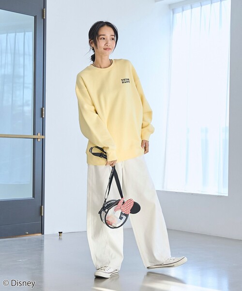 coen(コーエン)の「【Disney/ディズニー】coen限定 バックプリント裏起毛スウェット(スウェット・レディース・イエロー/その他1/その他2/その他3/ダークグレー/ナチュラル・M/L)」の18枚目の写真