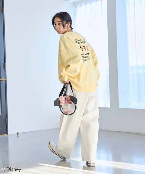 coen(コーエン)の「【Disney/ディズニー】coen限定 バックプリント裏起毛スウェット(スウェット・レディース・イエロー/その他1/その他2/その他3/ダークグレー/ナチュラル・M/L)」の19枚目の写真