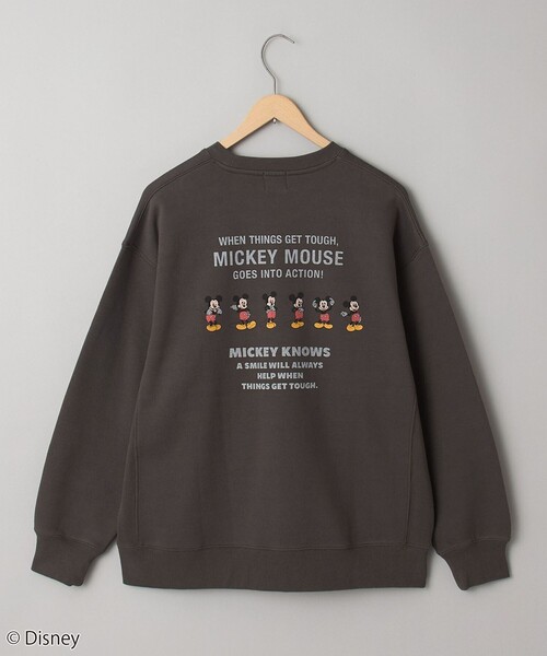 【Disney／ディズニー】coen限定 バックプリント裏起毛スウェット Disney／ディズニー】coen限定 バックプリント裏起毛スウェット