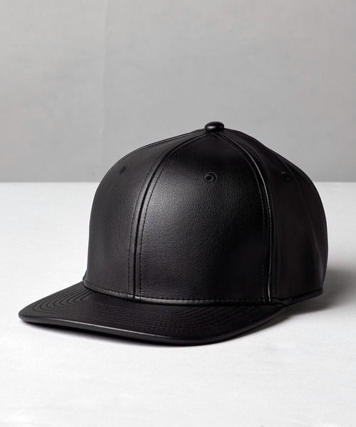 NO ID.(ノーアイディ)の「【NO ID.】Synthetic Leather BB Cap / シンセティック レザー BB キャップ(キャップ・メンズ・アイボリー/ブラック・ONE SIZE)」の14枚目の写真