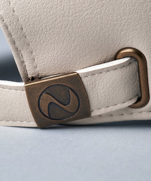 NO ID.(ノーアイディ)の「【NO ID.】Synthetic Leather BB Cap / シンセティック レザー BB キャップ(キャップ・メンズ・アイボリー/ブラック・ONE SIZE)」の18枚目の写真