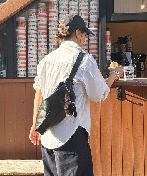 本革/480g》2WAYレザーショルダーバッグ（ショルダーバッグ）｜ear