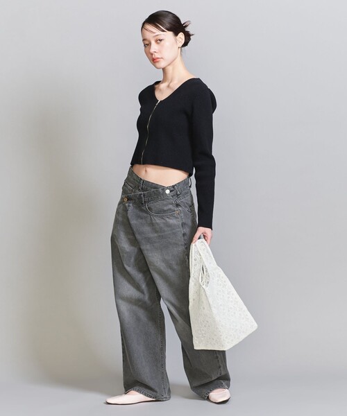 BEAUTY&YOUTH UNITED ARROWS(ビューティーアンドユースユナイテッドアローズ)の「レース トートバッグ(トートバッグ・レディース・ホワイト/ブラック・FREE)」の16枚目の写真