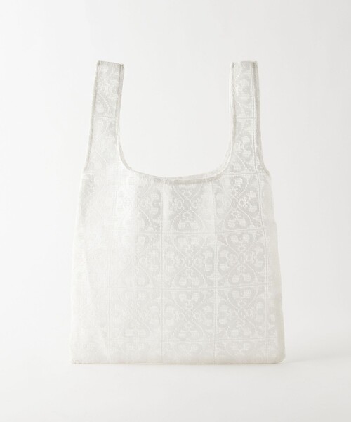 BEAUTY&YOUTH UNITED ARROWS(ビューティーアンドユースユナイテッドアローズ)の「レース トートバッグ(トートバッグ・レディース・ホワイト/ブラック・FREE)」の9枚目の写真