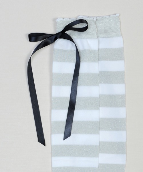 MILK(ミルク)の「ボーダー オーバーニー(ソックス/靴下・レディース・C/B/A/D・FREE)」の19枚目の写真