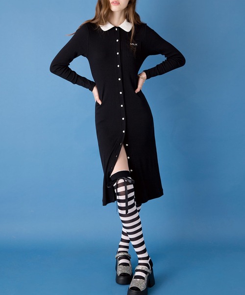 MILK(ミルク)の「ボーダー オーバーニー(ソックス/靴下・レディース・C/B/A/D・FREE)」の17枚目の写真