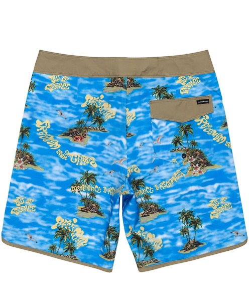 星羅 ページ セール】HIGHLINE SCALLOP 19/クイックシルバー総柄ストレッチサーフ