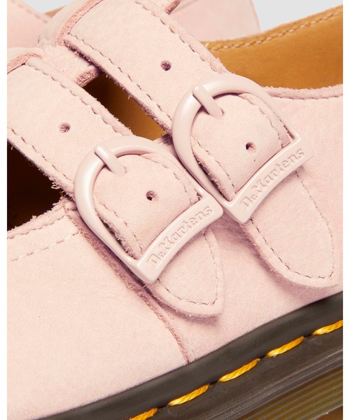 Dr. Martens ピンク ローファー バックル付き（PENTON スリング