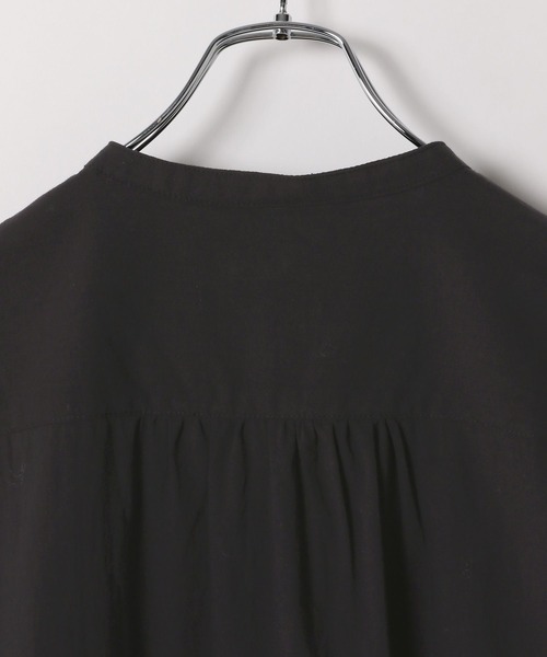 LEPSIM（レプシィム）の「レースギャザーチュニックブラウス　286398（シャツ/ブラウス・レディース・オフホワイト/ブラック・FREE）」の4枚目の写真