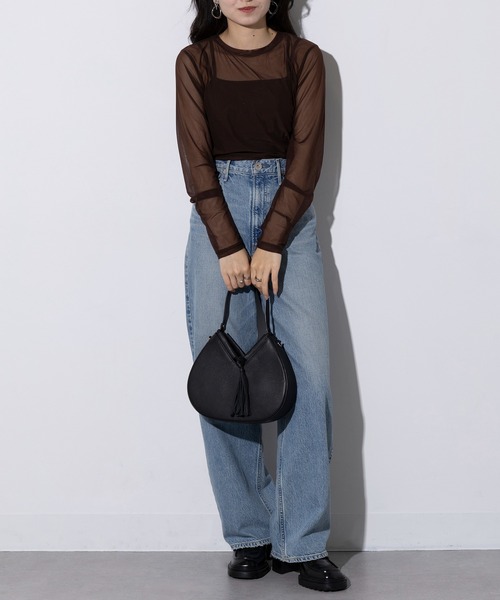 Beau're(ヴュレ)の「【BEAURE】フォーチュンクッキーショルダーバッグ ハンドバッグ 2way B-25214 ※(ショルダーバッグ・レディース・シルバー/アイボリー/ブラック/ベージュ・FREE)」の7枚目の写真