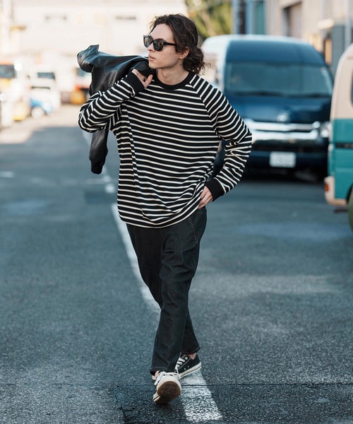 CAMBIO（カンビオ）の「mp13249-Deformed Silhouette Stretch Denim Pants デニムパンツ（デニムパンツ・メンズ・サックスブルー/ブラック/ネイビー・M/L/S）」の8枚目の写真