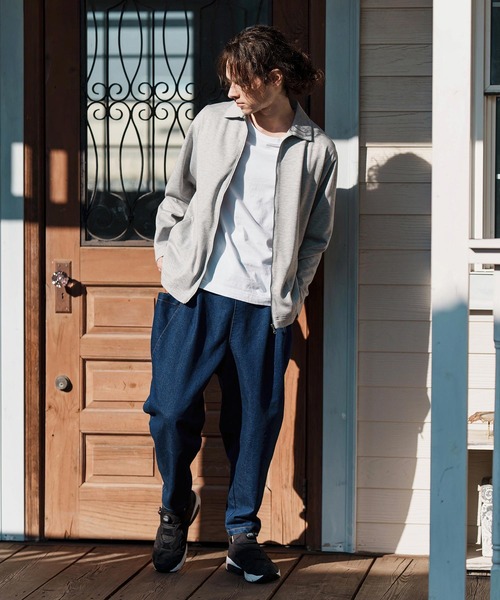 CAMBIO（カンビオ）の「mp13249-Deformed Silhouette Stretch Denim Pants デニムパンツ（デニムパンツ・メンズ・サックスブルー/ブラック/ネイビー・M/L/S）」の14枚目の写真