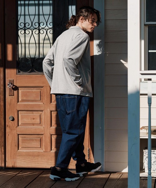 CAMBIO（カンビオ）の「mp13249-Deformed Silhouette Stretch Denim Pants デニムパンツ（デニムパンツ・メンズ・サックスブルー/ブラック/ネイビー・M/L/S）」の16枚目の写真