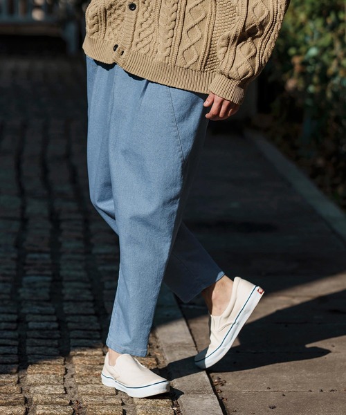 CAMBIO（カンビオ）の「mp13249-Deformed Silhouette Stretch Denim Pants デニムパンツ（デニムパンツ・メンズ・サックスブルー/ブラック/ネイビー・M/L/S）」の19枚目の写真