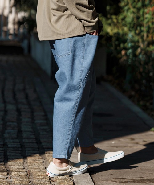 CAMBIO（カンビオ）の「mp13249-Deformed Silhouette Stretch Denim Pants デニムパンツ（デニムパンツ・メンズ・サックスブルー/ブラック/ネイビー・M/L/S）」の20枚目の写真