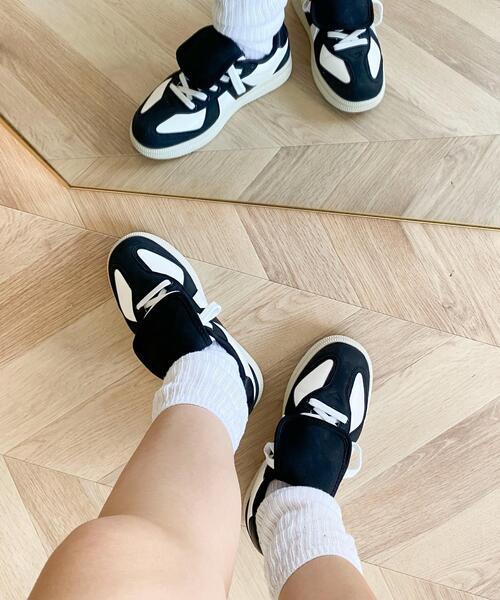 WEGO（ウィゴー）の「WEGO/2WAYシュータンスニーカー（スニーカー・レディース・ブラック/ブラウン・MEDIUM/LARGE）」の5枚目の写真