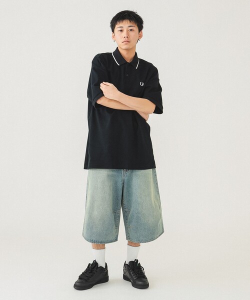 BEAMS【別注】FRED PERRY リラックス ピケ ポロシャツ 楽天市場】FRED PERRY * BEAMS / 別注 リラックス ピケ