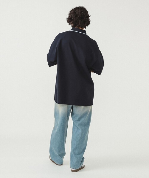 FRED PERRY（フレッドペリー）の「【別注】FRED PERRY / リラックス ピケ ショートスリーブ ポロシャツ（ポロシャツ・メンズ・ブラック/ネイビー・S/M/L/XL）」の10枚目の写真