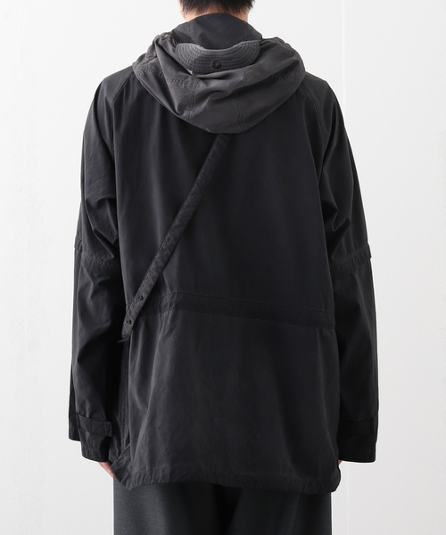Product Twelve(プロダクトトゥエルブ)の「Product Twelve (プロダクトトゥエルブ) Garment Dyed Pullover Jacket 25SS-PBL05(その他アウター・メンズ・ブラック/ネイビー・3/2)」の12枚目の写真