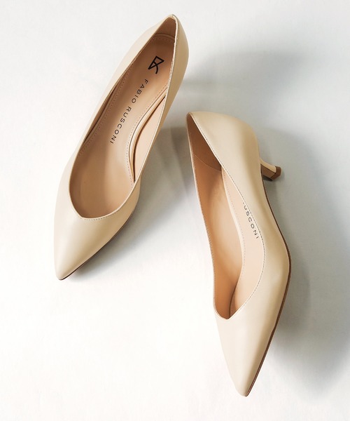 FABIO RUSCONI(ファビオルスコーニ)の「FABIO RUSCONI (ファビオ ルスコーニ) / エレガントポインテッドパンプス 2634(パンプス・レディース・アイボリー/ブラック・38/39/35/36/37)」の18枚目の写真