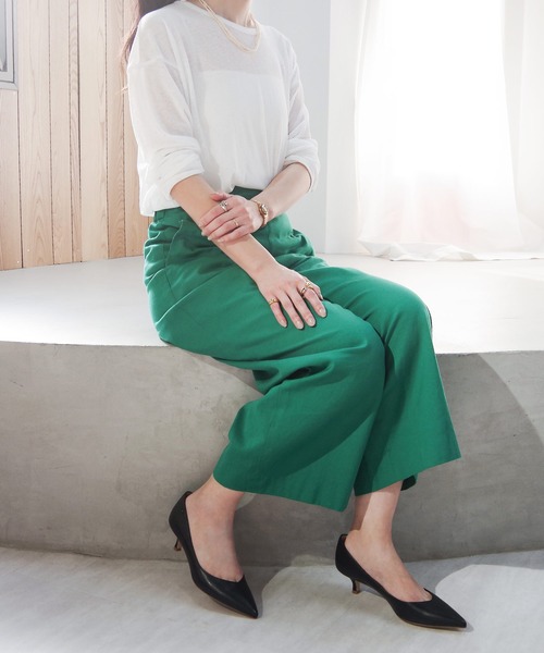 FABIO RUSCONI(ファビオルスコーニ)の「FABIO RUSCONI (ファビオ ルスコーニ) / エレガントポインテッドパンプス 2634(パンプス・レディース・アイボリー/ブラック・38/39/35/36/37)」の6枚目の写真