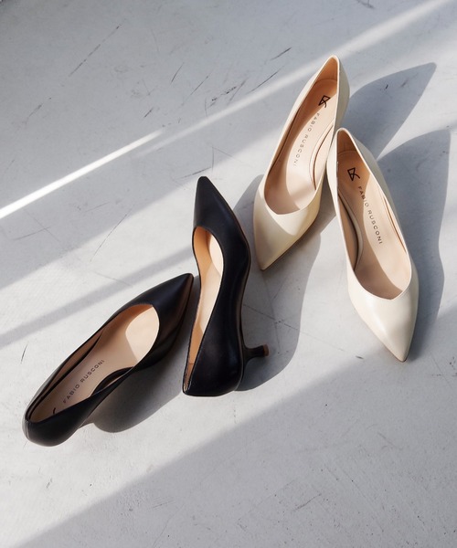 FABIO RUSCONI(ファビオルスコーニ)の「FABIO RUSCONI (ファビオ ルスコーニ) / エレガントポインテッドパンプス 2634(パンプス・レディース・アイボリー/ブラック・38/39/35/36/37)」の20枚目の写真