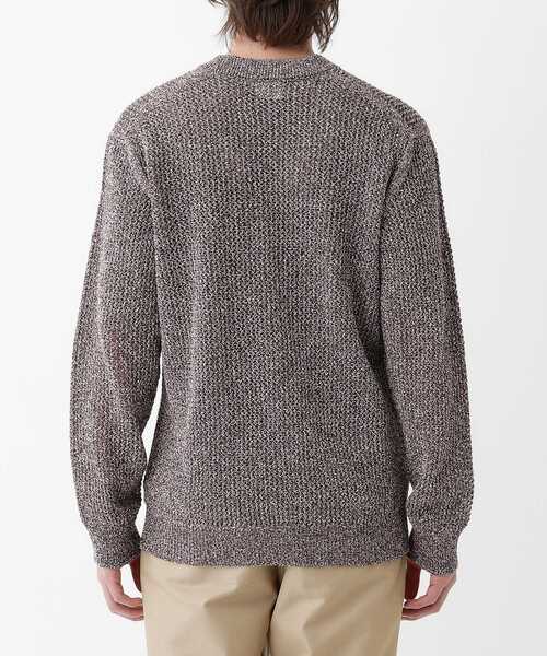 TAKEO KIKUCHI（タケオキクチ）の「【THE FLAGSHIP】ペーパーライク メランジニット（ニット/セーター・メンズ・ネイビー/ブラウン系その他・02/04/03）」の19枚目の写真
