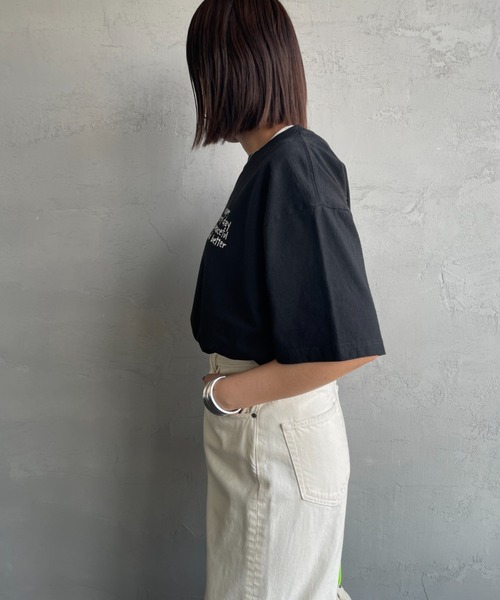FUNG/ファング] PEACEFUL FB カットオフプリントTシャツ（T