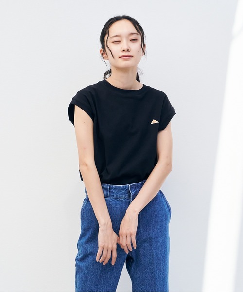KELTY(ケルティ)の「ミニロゴ N/S ティーシャツ(タンクトップ・レディース・ブラック/ネイビー/ヘザーグレー/ベージュ/ホワイト・FREE)」の12枚目の写真