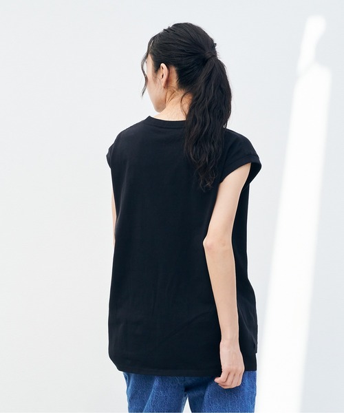 KELTY(ケルティ)の「ミニロゴ N/S ティーシャツ(タンクトップ・レディース・ブラック/ネイビー/ヘザーグレー/ベージュ/ホワイト・FREE)」の21枚目の写真