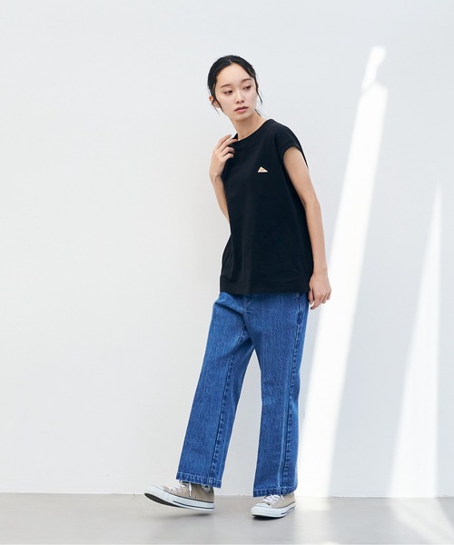 KELTY(ケルティ)の「ミニロゴ N/S ティーシャツ(タンクトップ・レディース・ブラック/ネイビー/ヘザーグレー/ベージュ/ホワイト・FREE)」の14枚目の写真