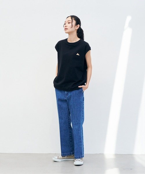 KELTY(ケルティ)の「ミニロゴ N/S ティーシャツ(タンクトップ・レディース・ブラック/ネイビー/ヘザーグレー/ベージュ/ホワイト・FREE)」の15枚目の写真