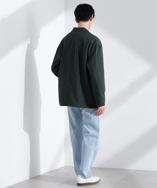 NANO universe（ナノユニバース）の「ドレープワイドジャケット（セットアップ可）（テーラードジャケット・メンズ・ブラック/ダークグリーン/グレー系その他4・S/M/L）」の9枚目の写真
