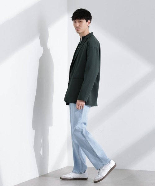 NANO universe（ナノユニバース）の「ドレープワイドジャケット（セットアップ可）（テーラードジャケット・メンズ・ブラック/ダークグリーン/グレー系その他4・S/M/L）」の10枚目の写真