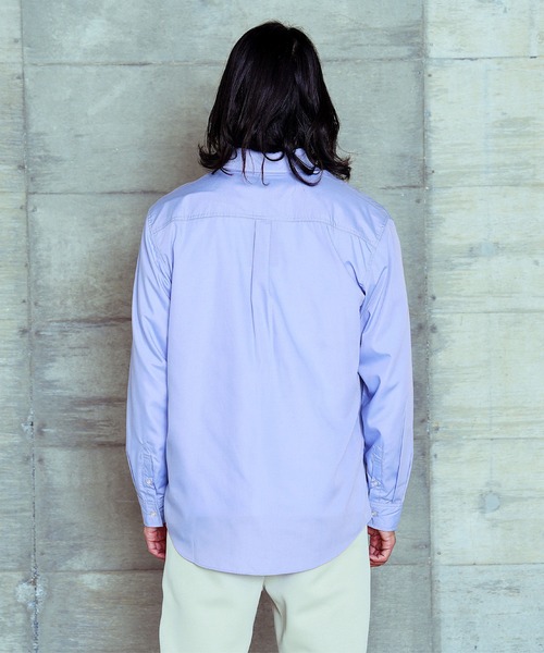 jiggys shop（ジギーズショップ）の「TCブロード ボタンダウン長袖シャツ（シャツ/ブラウス・メンズ・サックスブルー/ブラック/ホワイト/ブルー系その他3/ブルー系その他/ブラック系その他・X-LARGE/LARGE/MEDIUM/SMALL）」の14枚目の写真