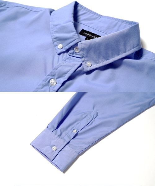 jiggys shop（ジギーズショップ）の「TCブロード ボタンダウン長袖シャツ（シャツ/ブラウス・メンズ・サックスブルー/ブラック/ホワイト/ブルー系その他3/ブルー系その他/ブラック系その他・X-LARGE/LARGE/MEDIUM/SMALL）」の16枚目の写真