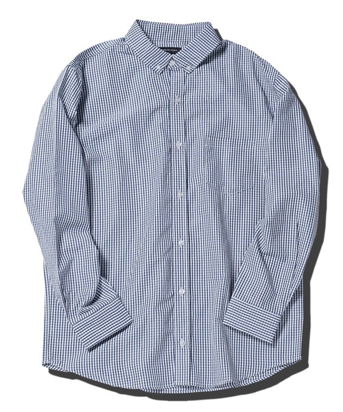 jiggys shop（ジギーズショップ）の「TCブロード ボタンダウン長袖シャツ（シャツ/ブラウス・メンズ・サックスブルー/ブラック/ホワイト/ブルー系その他3/ブルー系その他/ブラック系その他・X-LARGE/LARGE/MEDIUM/SMALL）」の10枚目の写真