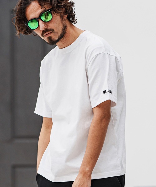 felkod(フィルコッド)の「mt9505- Dry touch Relax Silhouette Short Sleeve Cut sew Tシャツ(Tシャツ/カットソー・メンズ・ホワイト/ブラック/サンドベージュ・XL/L/M/S)」の2枚目の写真