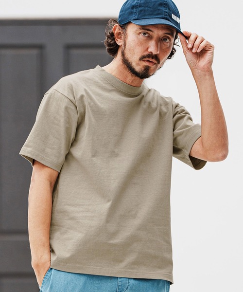 felkod(フィルコッド)の「mt9505- Dry touch Relax Silhouette Short Sleeve Cut sew Tシャツ(Tシャツ/カットソー・メンズ・ホワイト/ブラック/サンドベージュ・XL/L/M/S)」の6枚目の写真