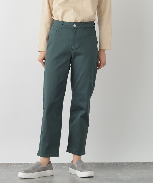 FOUND GOOD(ファウンドグッド)の「ストレッチストレートパンツ(その他パンツ・レディース・ネイビー/ベージュ/ブラック/ブルー系5/グリーン系5/アイボリー・S/XL/L/M)」の4枚目の写真