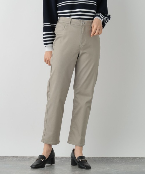 FOUND GOOD(ファウンドグッド)の「ストレッチストレートパンツ(その他パンツ・レディース・ネイビー/ベージュ/ブラック/ブルー系5/グリーン系5/アイボリー・S/XL/L/M)」の3枚目の写真